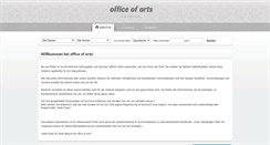 Desktop Screenshot of officeofarts.de